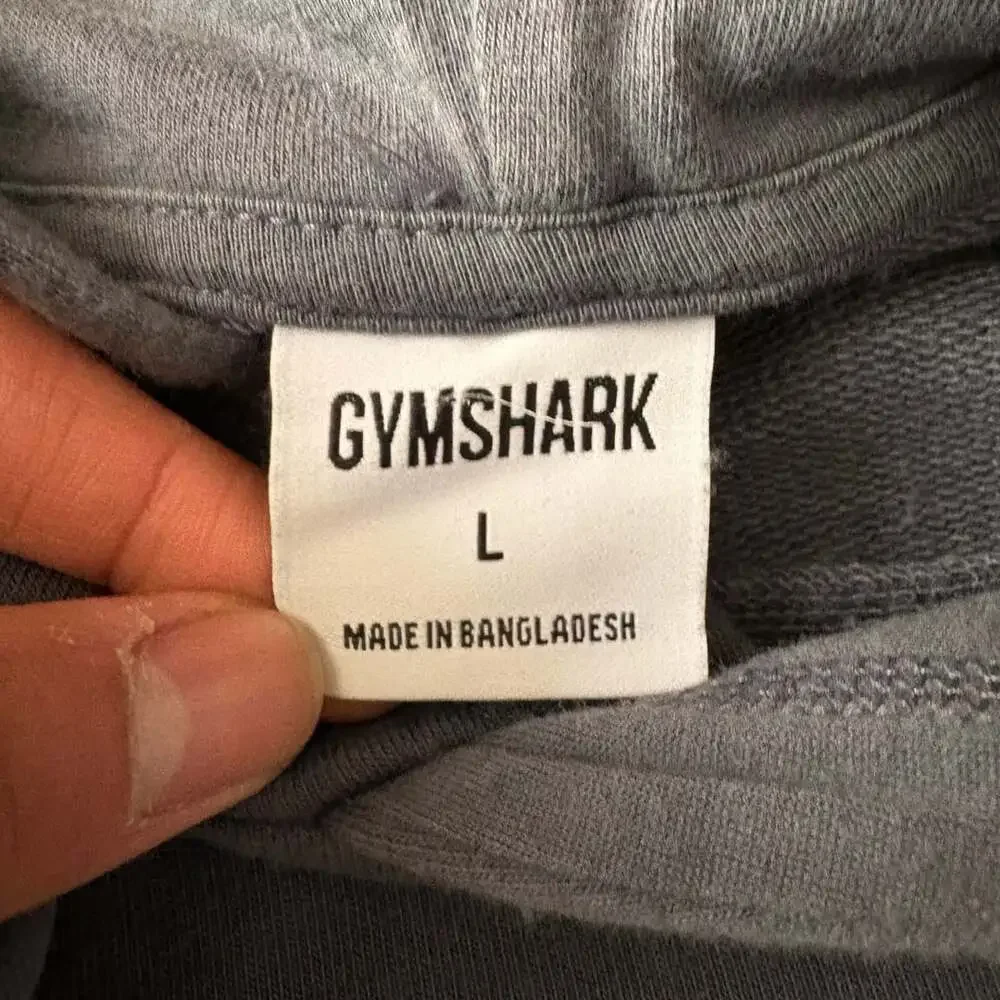Gymshark Lifting Club Hoodie Size L Graphite Grey